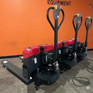 Battery Powered 1-3T Walkie Electric Pallet Jack Heavy Duty Warehouse Forklift Truck Crane Carretilla Elevadora CE Certificate
