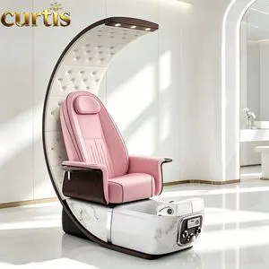Wholesale Sturdy Luxury Electric Pedicure Chair Full Relax Massage Custom Hue Design Ideal for Nail Salon Business Furniture