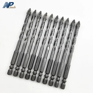 Naipu Multi Functional Hexagonal Handle Tyrant Drill Bit With Spiral Groove for Dry Punching and Fully Mixed Drilling