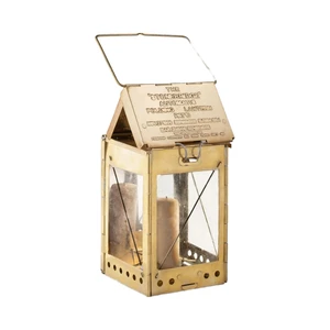 Vintage Style Folding Brass Candle Lantern Hanging Handle Collapsible Portable Emergency Camping Lantern Wedding Survival China