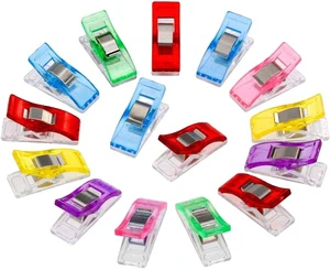 Plastic Fabric 27mm Wonder Quilting Craft DIY Multipurpose Sewing Clips Chip Clips Bag Clips for Food