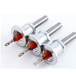 High Speed Steel Countersink Drill Bit Woodworking Tool Adjustable Depth Limiting Device Hole Opener Set Countersink Drill Bit