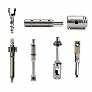 ISO 13485 IATF 16949 High Precision Custom For Lathe CNC Machining Stainless Steel Step Pin Medical Bone Screw Machining