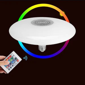 Lamps That Play Music 9inch Stereo Sound UFO Music Lamp RGB 6500K for Bedroom Living Room Kids Room Music Decoration Lamp