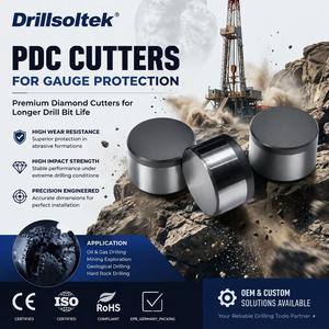 High Wear Resistant PDC Cutters For Mining Geological Hard Rock Drill Bits Diamond Inserts