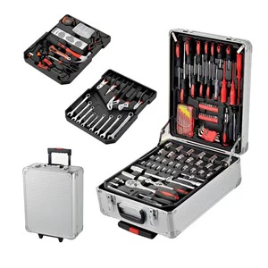 191 Pcs Set Industrial Grade Universal Steel Ratchet Function Adjustable Wrench Socket Tool Set With Carbon Steel Material