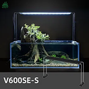 WEEKAQUA V600SE-S Full Spectrum RGB White Light Small tank Aquarium Lamp Freshwater Tropical Fish Microlandscape Fill Light
