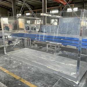 Factory Direct Sale Customization Large Rectangle Acrylic Aquarium Acrylic Fish Tank
