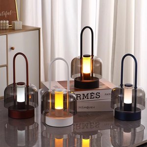 TAIKOO Modern Rechargeable LED Desk Lamp Adjustable Color Temperature Dimmable Decorative Table Light Touch Switch Night Light
