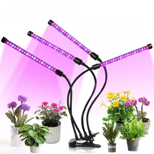 Multiple Head Greenhouse Flower Grow Light Grow Box Plant USB Timed Dimmable Full Spectrum Growth Light LED Plant Light