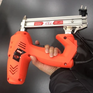 F30 Electric Code Nail Gun Large Horsepower One-Gun Dual-Use Applicable F10/15/20/25/30 Code Adjustable Steel Material