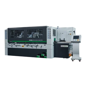REIGNMAC High-Speed Four Side Wood Planer Moulder Machine 35.6kW Motor Power High Automatic Feeding System New Condition Core