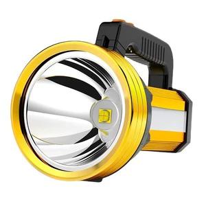 Outdoor high-brightness long-life searchlight Outdoor waterproof portable flashlight ultra-bright rechargeable miner's lamp