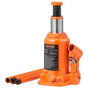12 Ton/26455 LBS Hydraulic Bottle Jack with 7.5-14 Inch Lifting Range and 3-section Long Handle All Welded Car Jacks Product