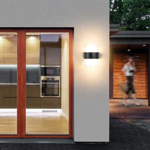 Creative Hotel Aisle Living Room Bedroom Staircase Corridor Bedside Wall Lamp Simple Modern Outdoor Waterproof Aluminum LED