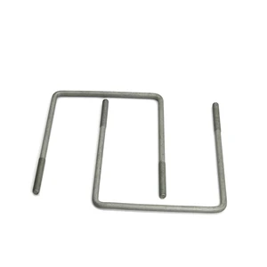 DIN ASME Standard Factory Wholesale Stainless Steel SUS304 SUS316 Square Bend U Shape Bolt Pipe Clamp