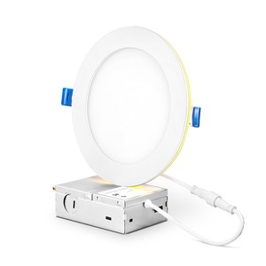 Custom Logo 3 4 6 8 Inch Ultra-thin LED Wafer Light With Night Light Feature Dimmable 5CCT Canless Downlight OEM Manufacturer
