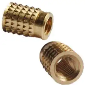 Precision Threaded Metal Bushings High Strength Fasteners Metal Die Casting Brass Moulding Insert Resin Composites Hardware