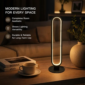 Contemporary LED Dining Lamp Creates Warm Ambiance for Restaurants Hotels and Homes Soft Light Sleek Vertical Design