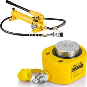 FPY-301 Hydraulic Jack Super Thin 61mm Height 14mm Work Travel 30T Capacity Low Profile Steel Lifting Tool Super Bottle Jacks