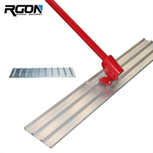 RUIGONG Brand 12kg Hand-Held Trowel Aluminum-Magnesium Alloy Grooving and Texturing for Cattle Farms Anti-Skid Bull Floating