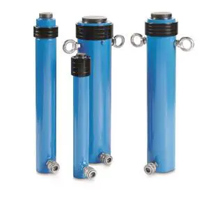 Single-Acting Steel Hydraulic Cylinders with Spring Return Long Stroke Line