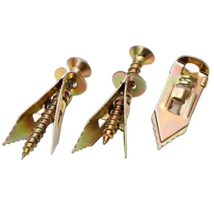 Gold Gypsum Board Special Aircraft Expansion Screw One-Piece Knock-In Expansion Convenient Type Driven Hollow-Board