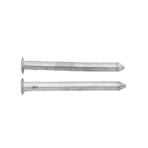 Factory Supply 2'' Hot Dipped Galvanized Square Head Smooth Shank sharp Point Steel Boat Nail for Boat Construction