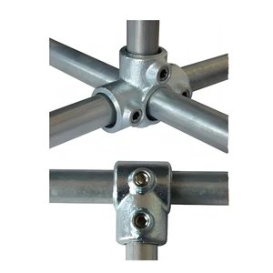 Malleable Cast Iron Structural Key Pipe Clamp Fittings Tube Clamp for Playground
