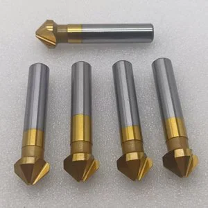 M35 HSS Three Fluters Countersink Drill 90 Degree Chamfer Cutter Reamer Centering Countersink Head Drill Bit Counter Sinks