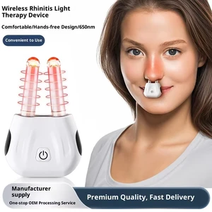 GLEAMWELL Portable Wireless Infrared Phototherapy Pad Disinfection Compartment For Chronic Rhinitis Relief CE Certified