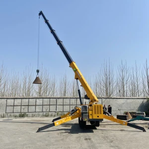 Chinese Hot Sale 3 Ton 5 Ton 8 Ton 12 Ton Mini Hydraulic Spider Crane Newest Crawler Lift Engine Gear Multi-Functional Man