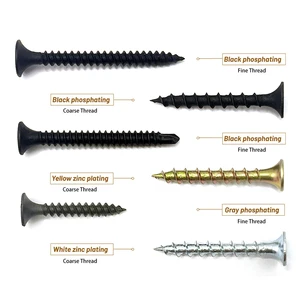Din Standard High Quality Steel Drywall Screw Zinc Coating Customized Size Class 6 Fine Thread Bugle Head OEM Support Inch