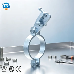Precision Engineering Galvanized Carbon Steel Inch Pipe Clamp For Accurate Load Selection UTTERLY UTT20