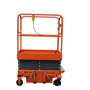 Top Sale Manual Moving Semi Electric Scissor Lift Platform Jack