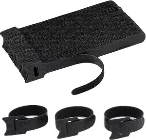 Wholesale Self-adhesive High Adhesive Nylon Cable Ties Double Sided Back-to-Back Hook Loop Reusable Eco-Friendly Cable