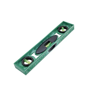 Aluminum Plastic Measuring Tools Spirit Level with Water Bubble Multiple Size Options Triple Blisters