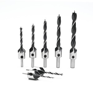 Countersink Drill Bits Set- 7Pcs Counter Sink Bit for Wood High Speed Steel, Woodworking