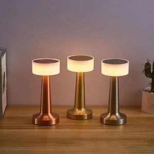 New Design Luxury Indoor Living Room Bedroom Bedside Bar Rechargeable Home Decor Art Led Table Lamp