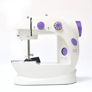 Manual Overlock Mini Electric Handheld Sewing Machine Dual Speed Portable Sewing Machine with Light Mini Sewing Machine