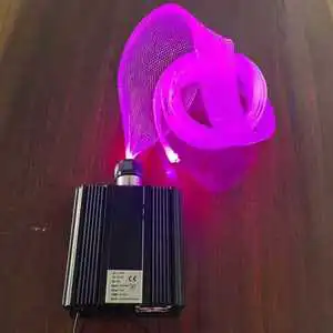 Fiber Optic Led Mesh Lights Ip65 Outdoor Decorative Net Lamp For Holiday Event And Park Lighting