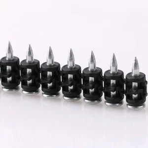 Steel Concrete Nails with Smooth Shank and Polished Finish for Pneumatic Nail Gun-DIY Anchoring Use