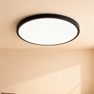 Universal DIP Switch Ceiling Light 11-23W Selectable Round White Shell With Decorative Cover For Bedroom Living Room