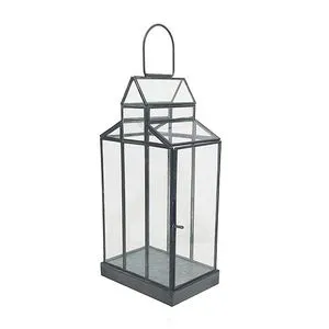 Elegant Moroccan Style Metal Lantern For Tabletop Floor Decor Creating Cozy Ambient Lighting Atmosphere