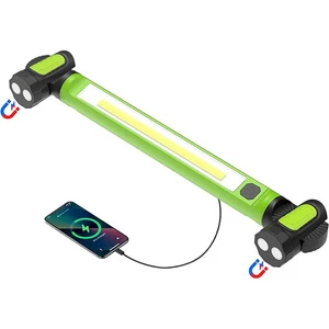3000LM LED Work Light, 5200mAh Rechargeable Magnetic Work Light Underhood Cordless Work Lights with Hooks Workshop Emergency