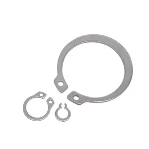 Custom High Strength Stainless Steel Circlips External Retaining Rings for Shaft