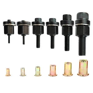 Manual Electric Pull Gun Pull Rivet Nut Gun Ram Simple Rivet Head Rivnut Tool Accessory For Nuts M3 M4 M5 M6 M8 M10