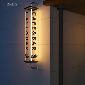 Light Core Customizable 360 Degree Luminous LED DC 12V Powered Decorative Advertising Lightbox Internet Famous Wall Lamp for