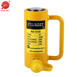 Portable Power 50T Single Action Hydraulic Cylinder Jack n Long Stroke Hydraulic Cylinder Jack