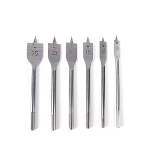 45# High Carbon Steel Wood Spade Drill Bit Hex Shank 20mm for Woodworking Drilling Tool